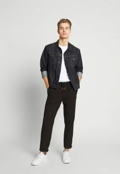 Pier One 3 PACK - Camiseta Básica - Grey/white/black, Hombre