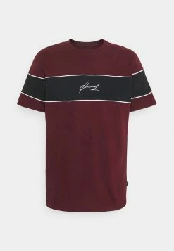 Pier One Hombre Camiseta Estampada - Bordeaux/black/white -PIER ONE Ventas a8802b6e3f8e4a98920d2169432d6388