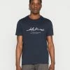 Pier One Hombre Camiseta Estampada - Dark Blue -PIER ONE Ventas a96a3fbaa2d54effae86bef05d16acf9