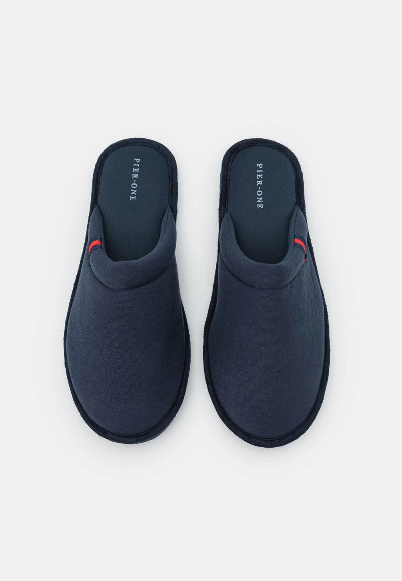 Pier One Hombre Pantuflas - Dark Blue 6 Pier One Hombre Pantuflas - Dark Blue - Imagen 4