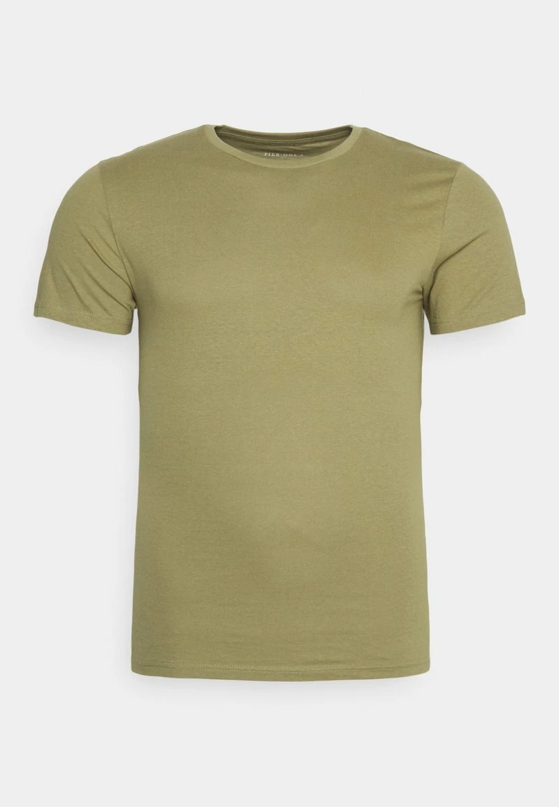 Pier One 5 PACK - Camiseta Básica - Orange/dark Blue/green, Hombre 7 Pier One 5 PACK - Camiseta Básica - Orange/dark Blue/green, Hombre - Imagen 5