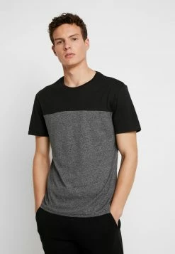 Pier One Hombre Camiseta Estampada - Black