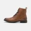 Pier One Hombre LEATHER - Botines Con Cordones - Brown 1 Pier One Hombre LEATHER - Botines Con Cordones - Brown -PIER ONE Ventas abcbdda6d4f04069978d26b034a529a1