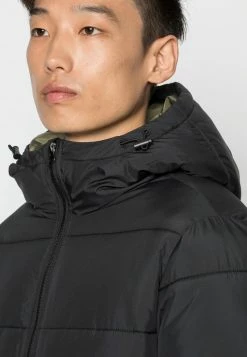 Pier One Hombre BASIC PUFFER JACKET WITH CONTRAST HOOD - Chaqueta De Invierno - Black/olive 11 Pier One Hombre BASIC PUFFER JACKET WITH CONTRAST HOOD - Chaqueta De Invierno - Black/olive -PIER ONE Ventas ac45dd429b7349d1b1c00897ccebcc8a