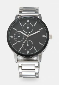 Pier One Unisexo UNISEX - Reloj - Black/silver-coloured