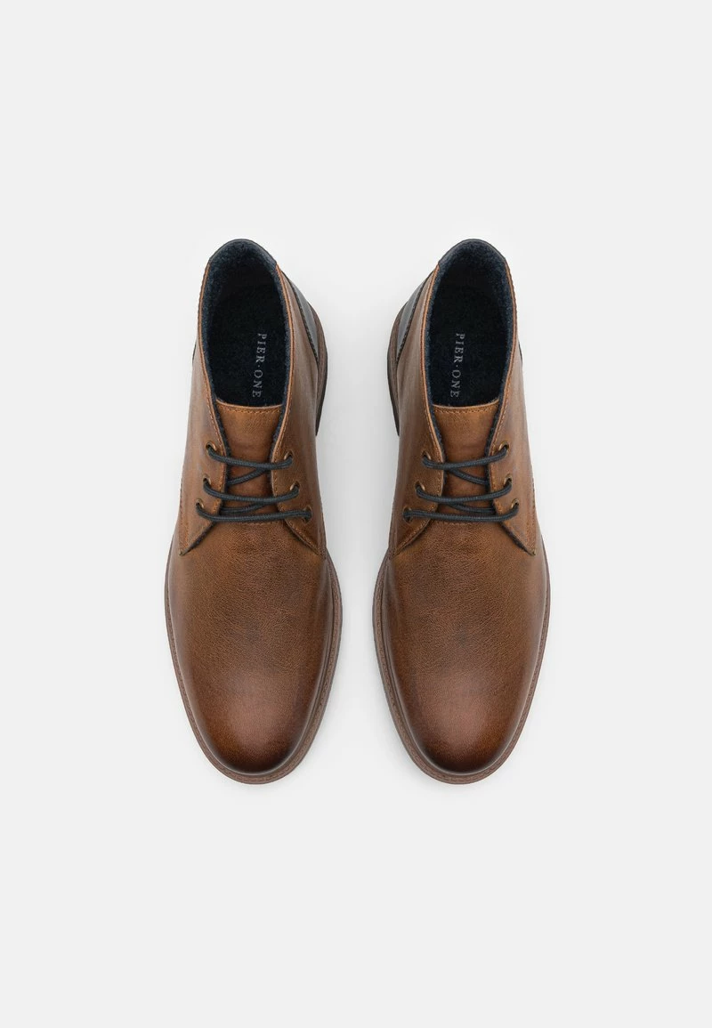 Pier One LEATHER - Zapatos Con Cordones - Camel, Hombre 6 Pier One LEATHER - Zapatos Con Cordones - Camel, Hombre - Imagen 4