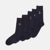 Pier One Hombre 5 PACK - Calcetines - Dark Blue