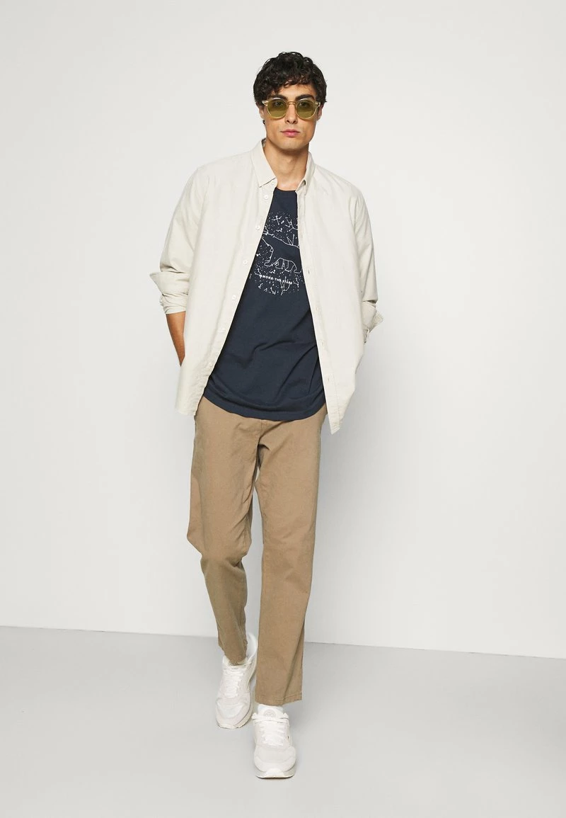 Pier One Hombre Camiseta Estampada - Dark Blue 4 Pier One Hombre Camiseta Estampada - Dark Blue - Imagen 2