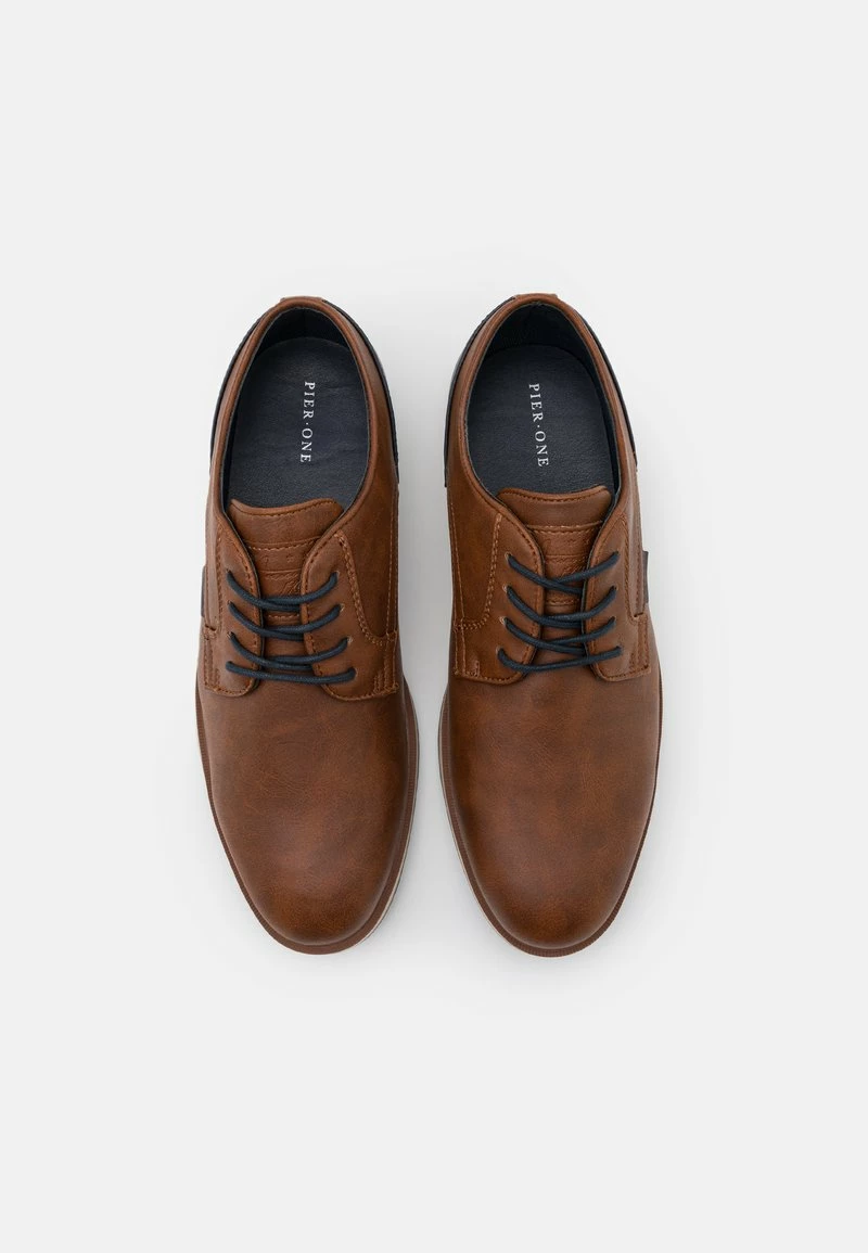 Pier One Hombre Zapatos Con Cordones - Cognac 6 Pier One Hombre Zapatos Con Cordones - Cognac - Imagen 4