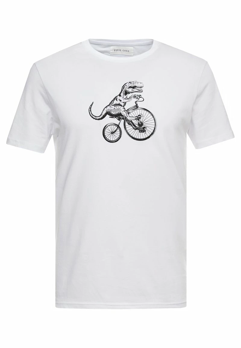 Pier One Camiseta Estampada - White, Hombre 6 Pier One Camiseta Estampada - White, Hombre - Imagen 4