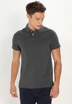 Pier One Polo - Dark Grey Melange, Hombre
