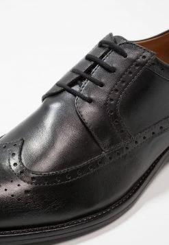 Pier One LEATHER - Zapatos Con Cordones - Black, Hombre -PIER ONE Ventas ba9490f99ed547b8b5de704dd3306b9f