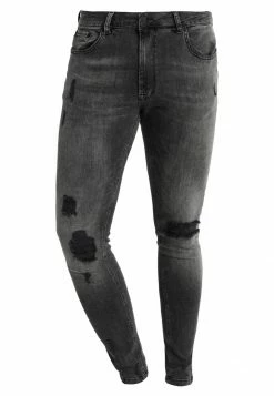 Pier One Hombre Vaqueros Pitillo - Black Denim -PIER ONE Ventas bc7aeb8a629541279196d8ff2c547dd0