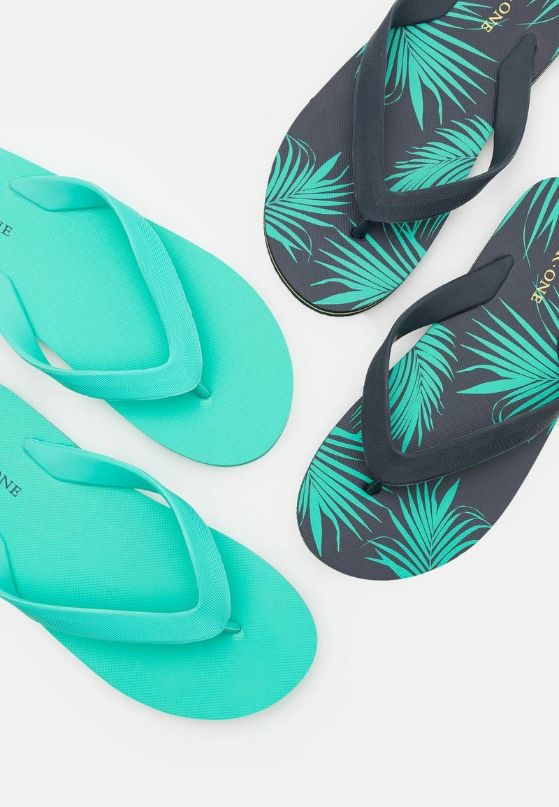 Pier One 2 PACK - Chanclas De Dedo - Dark Blue/green, Hombre 8 Pier One 2 PACK - Chanclas De Dedo - Dark Blue/green, Hombre - Imagen 6