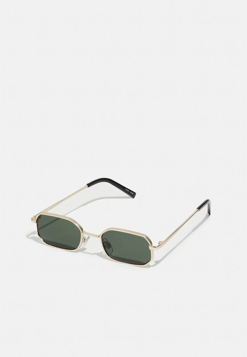 Pier One Unisexo UNISEX - Gafas De Sol - Gold-colured/ Green 3 Pier One Unisexo UNISEX - Gafas De Sol - Gold-colured/ Green