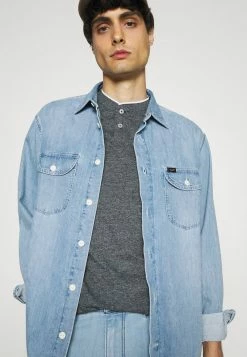 Pier One Hombre Polo - Mottled Blue -PIER ONE Ventas bf1d199422034809b5d4e561e736099b