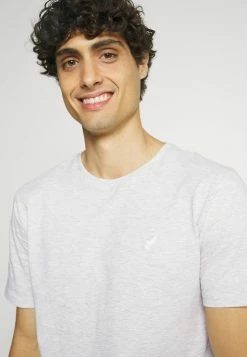 Pier One Hombre WITH BIRD STRAIGHT 5 PACK - Camiseta Básica - Light Grey - 101_white - 001_green - 602 -PIER ONE Ventas bfc88b4fb0af436ea6df397e7b3e9a49