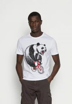 Pier One Hombre Camiseta Estampada - White