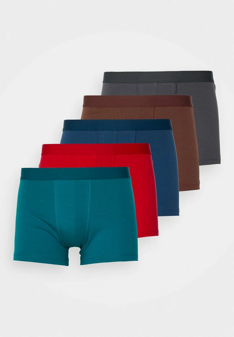 Pier One Hombre 5 PACK - Culotte - Dark Grey/teal/dark Blue 7 Pier One Hombre 5 PACK - Culotte - Dark Grey/teal/dark Blue - Imagen 5