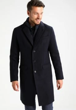 Pier One Abrigo Clásico - Navy, Hombre