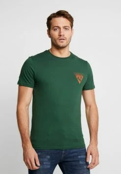 Pier One Hombre Camiseta Estampada - Dark Green