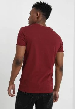 Pier One Hombre Camiseta Estampada - Bordeaux -PIER ONE Ventas c853b28e56e446859f00452cb161e8db