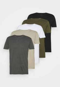 Pier One Hombre 5 PACK - Camiseta Básica - White/dark Grey/black 14 Pier One Hombre 5 PACK - Camiseta Básica - White/dark Grey/black -PIER ONE Ventas c8b9f5cce9884e23aebd3711252e2349
