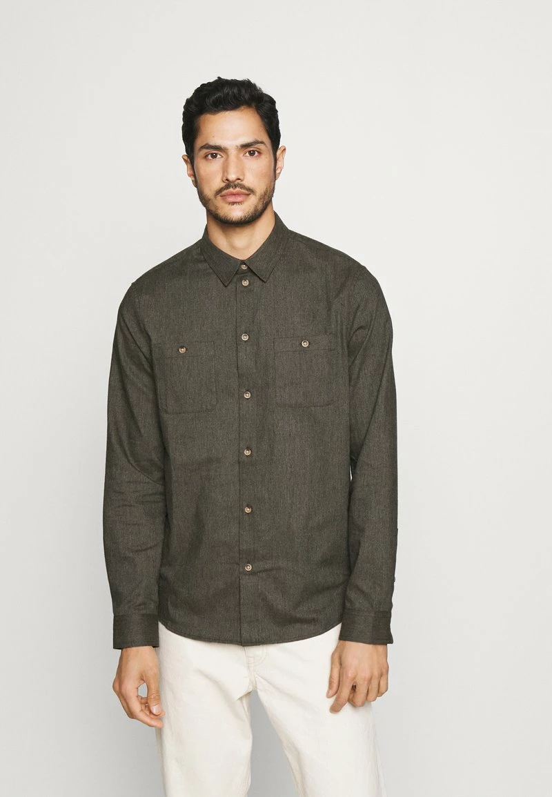 Pier One Hombre Camisa - Mottled Dark Green 3 Pier One Hombre Camisa - Mottled Dark Green