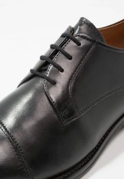 Pier One Hombre LEATHER - Zapatos Con Cordones - Black -PIER ONE Ventas ca9a6ada3d374f978f876555225d2c24