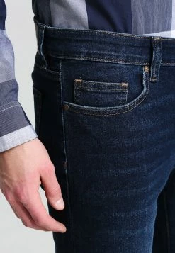 Pier One Hombre BASIC - Vaqueros Rectos - Dark Blue Denim -PIER ONE Ventas cab4c5a817d8404784a40aa6e7e7d551