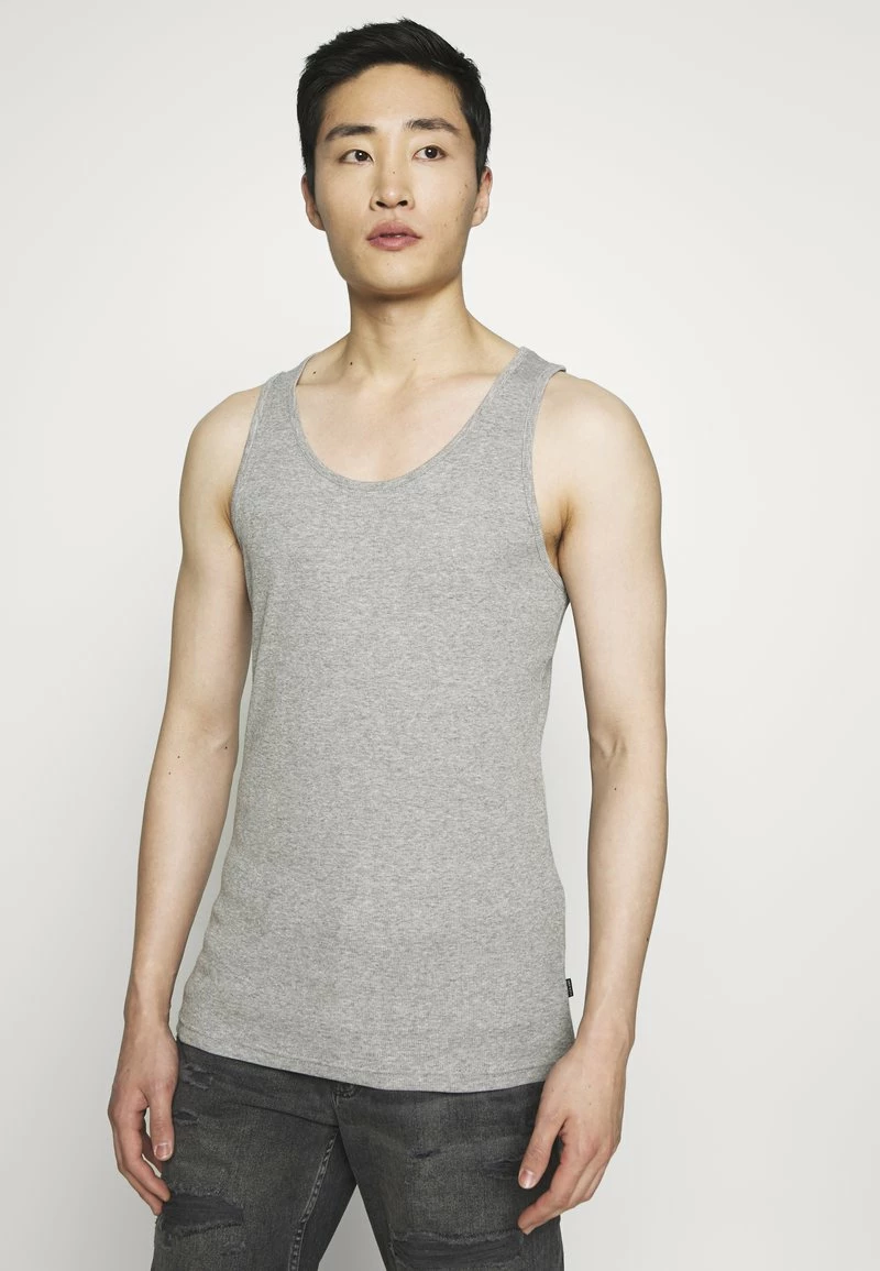 Pier One Hombre 3 PACK - Top - White/black 7 Pier One Hombre 3 PACK - Top - White/black - Imagen 5