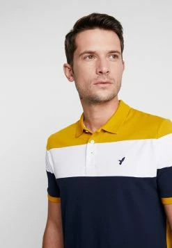 Pier One Polo - Dark Blue/mustard, Hombre -PIER ONE Ventas cf6c6e70fc1646b69c258ce52b28f46a