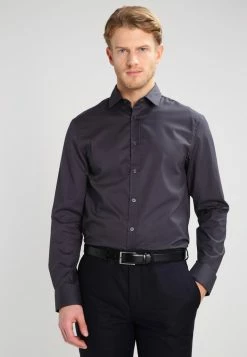 Pier One Hombre Camisa Elegante - Dark Grey