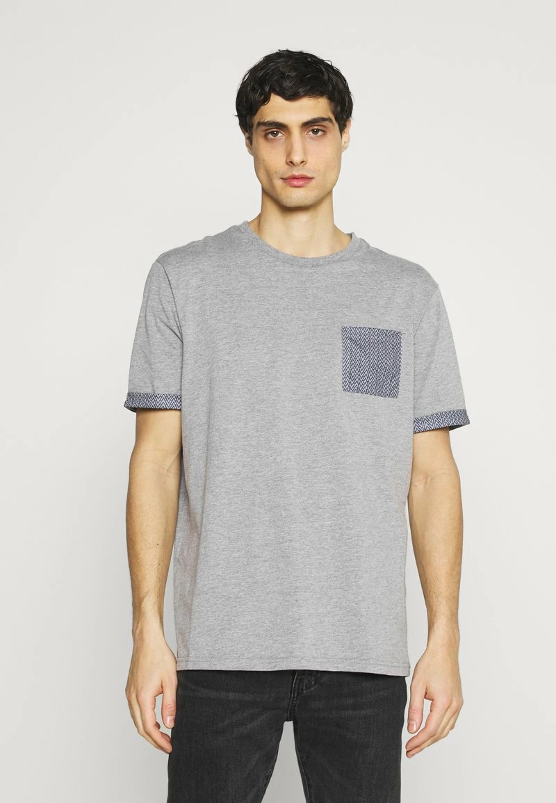 Pier One Camiseta Estampada - Mottled Grey, Hombre 3 Pier One Camiseta Estampada - Mottled Grey, Hombre