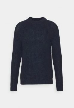 Pier One CHUNKY MOCKNECK JUMPER - Jersey De Punto - Dark Blue, Hombre -PIER ONE Ventas cffe32b625634939a56fd0c6fcfd236c