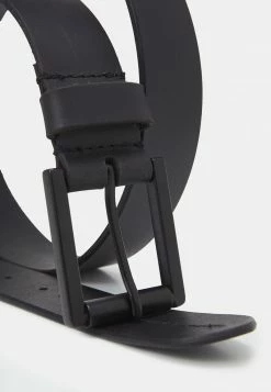 Pier One Hombre LEATHER - Cinturón - Black -PIER ONE Ventas d1354464c7ac46a486f685b26776c353