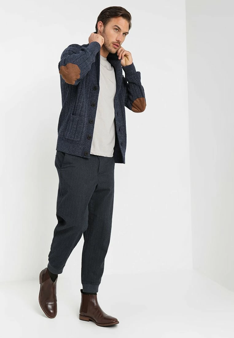 Pier One Hombre Chaqueta De Punto - Mottled Blue 4 Pier One Hombre Chaqueta De Punto - Mottled Blue - Imagen 2