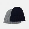 Pier One Unisexo 2 PACK UNISEX - Gorro - Grey/dark Blue -PIER ONE Ventas d1a07c11f8cc45a9a1980a9b9d2a1bee