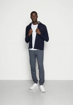 Pier One 3 PACK - Camiseta Básica - White/black/light Grey, Hombre