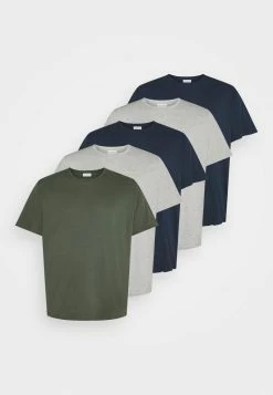 Pier One Hombre 5 PACK - Camiseta Básica - Khaki/grey/dark Blue 12 Pier One Hombre 5 PACK - Camiseta Básica - Khaki/grey/dark Blue -PIER ONE Ventas d3fe6e185c83415bbbdfd7d53b4f9bb2