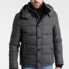 Pier One Hombre HOODED - Chaqueta De Invierno - Grey Melange -PIER ONE Ventas d42dadfeb3f54bfdabf37d8a43f9918d