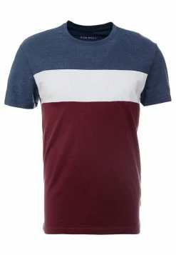Pier One Hombre Camiseta Estampada - Bordeaux / Dark Blue -PIER ONE Ventas d46de368a5e64dda9995710ec9cb589c