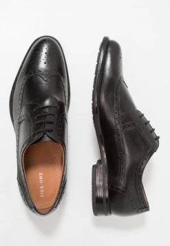 Pier One LEATHER - Zapatos Con Cordones - Black, Hombre -PIER ONE Ventas d47b1b97ff7149479a6f5f2b78a5cdf6