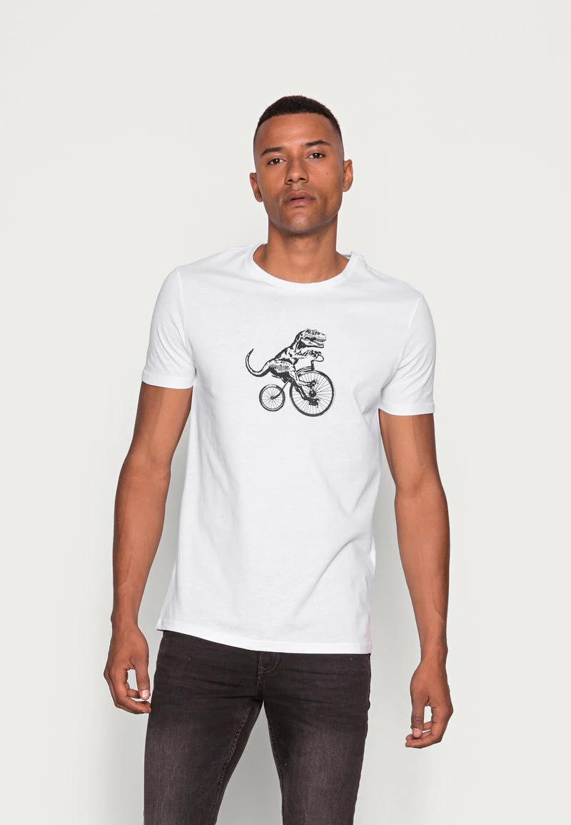 Pier One Camiseta Estampada - White, Hombre 3 Pier One Camiseta Estampada - White, Hombre