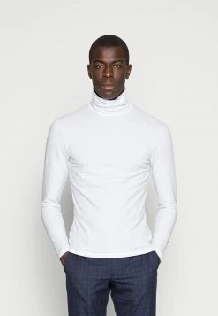 Pier One Hombre Camiseta De Manga Larga - White