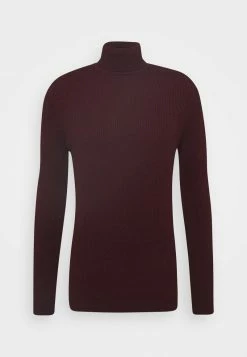 Pier One MUSCLE FIT TURTLE - Jersey De Punto - Mottled Bordeaux, Hombre -PIER ONE Ventas d6bb26cd2a7941d69a2388e64193126d