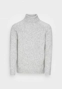 Pier One Hombre ESSENTIAL WINTER TURTLENECK / 512 - MOTTLED BLUE - Jersey De Punto - Mottled Light Grey -PIER ONE Ventas d747a8104f304ca0adefb97f54dbc5ae
