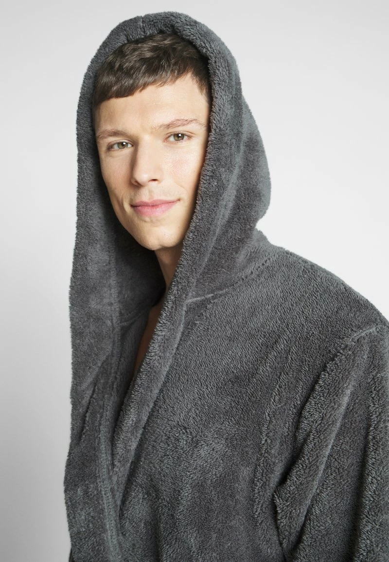 Pier One Hombre Albornoz - Dark Gray 6 Pier One Hombre Albornoz - Dark Gray - Imagen 4