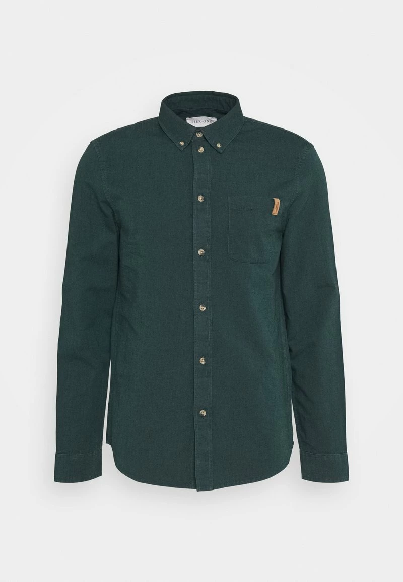 Pier One Hombre Camisa - Dark Green 7 Pier One Hombre Camisa - Dark Green - Imagen 5