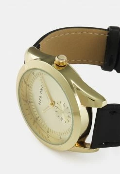 Pier One Unisexo Reloj - Black/goldcoloured -PIER ONE Ventas db0ebbad4ff848bd88eb2f2352a9768a
